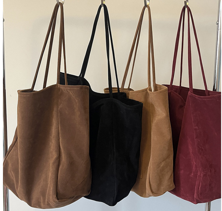 Olivia - Hochwertige Große Canvas-Shopper-Tasche