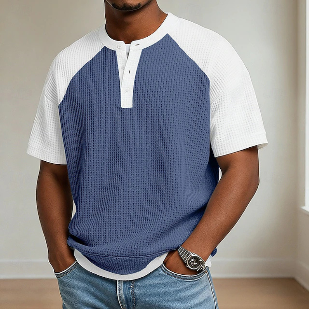 Sommernacht | Vintage-Poloshirt für Herren