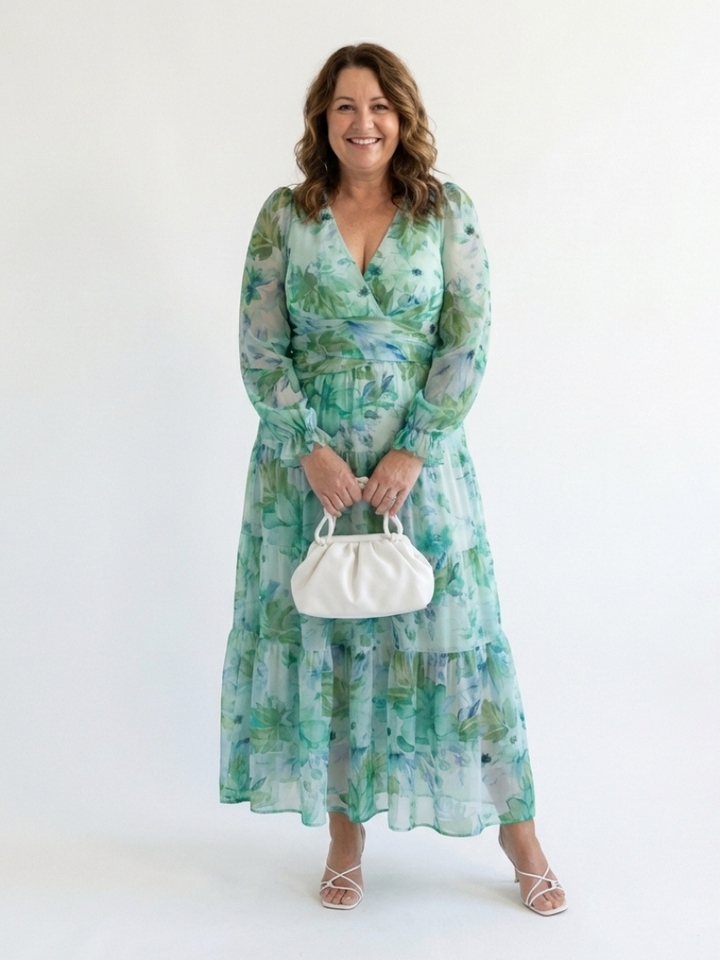 ALTHEA | FLORAL MAXI-KLEID