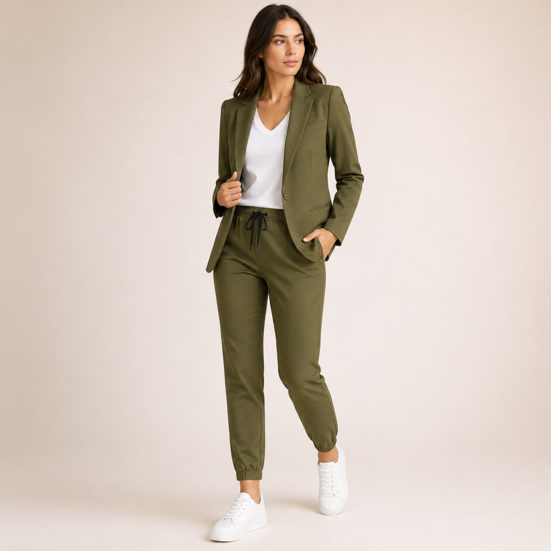 Eva™ | Lässiges Anzug-Set mit sportlichem Akzent