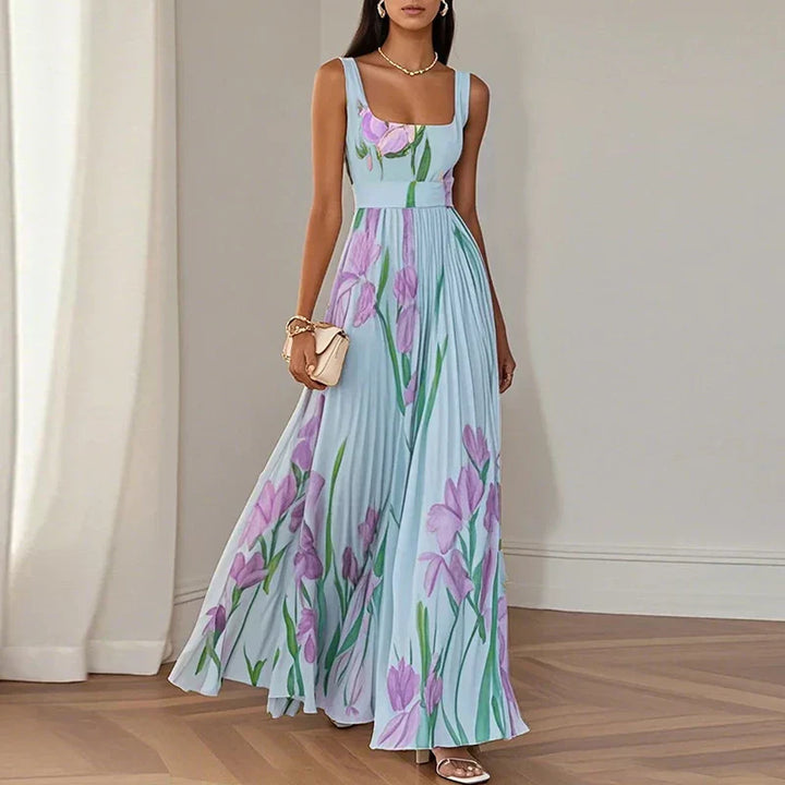Oriah | Florales A-Linien Maxikleid