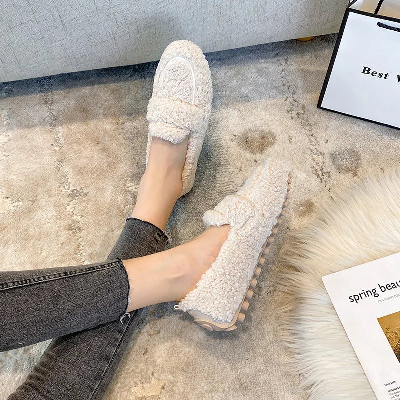Lana Teddy Loafers – Warm, Comfortabel en Modieus