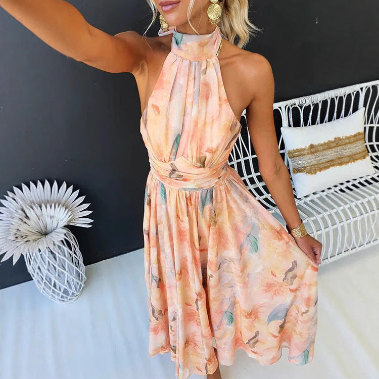 Amelie |  Neckholder Maxikleid