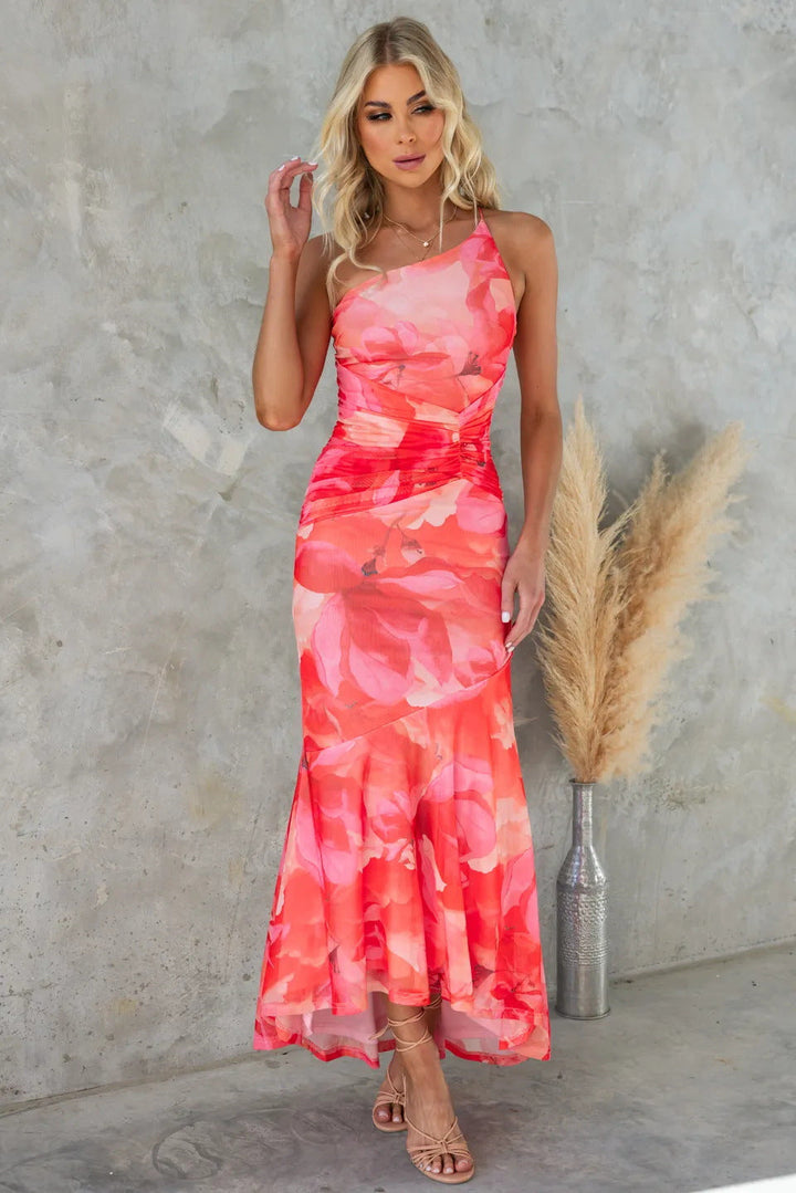 Layla™ | Einseitig Plissiertes Kleid