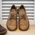 Herrenschuhe aus Wildleder mit Schnürung – Bequemer Freizeit-Stil