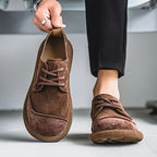 Herrenschuhe aus Wildleder mit Schnürung – Bequemer Freizeit-Stil