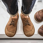 Herrenschuhe aus Wildleder mit Schnürung – Bequemer Freizeit-Stil