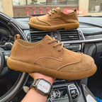 Herrenschuhe aus Wildleder mit Schnürung – Bequemer Freizeit-Stil