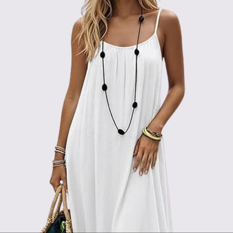 Sommernacht | Elegantes Sommerkleid mit Rückenausschnitt