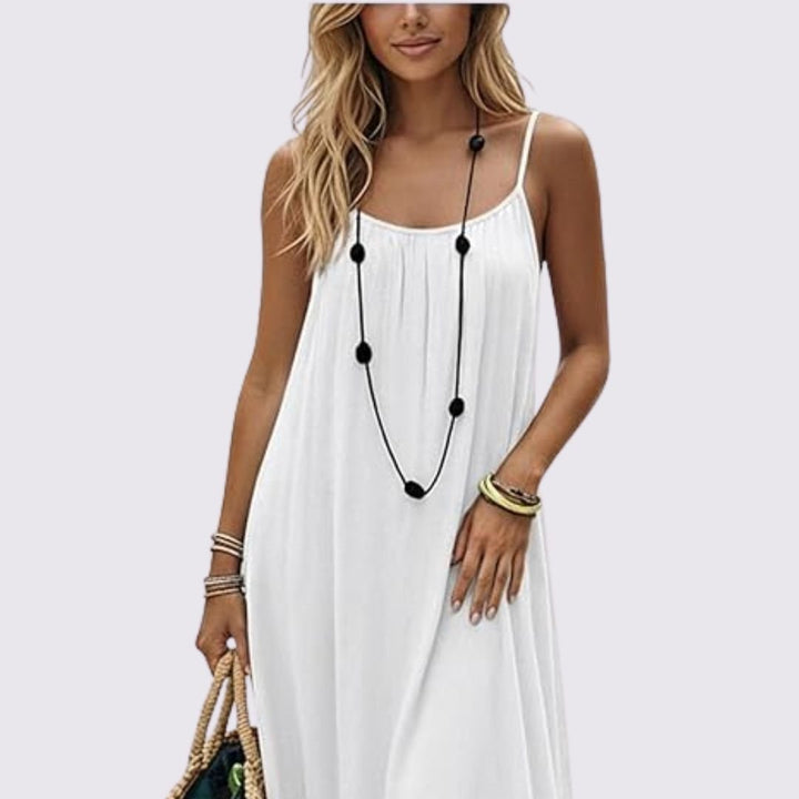 Sommernacht | Elegantes Sommerkleid mit Rückenausschnitt