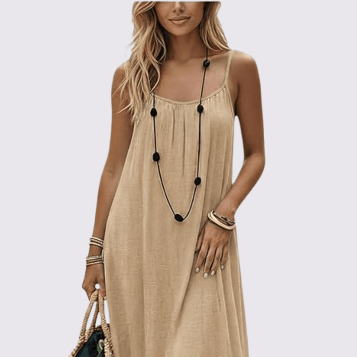Sommernacht | Elegantes Sommerkleid mit Rückenausschnitt