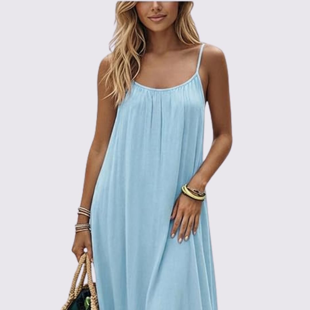 Sommernacht | Elegantes Sommerkleid mit Rückenausschnitt