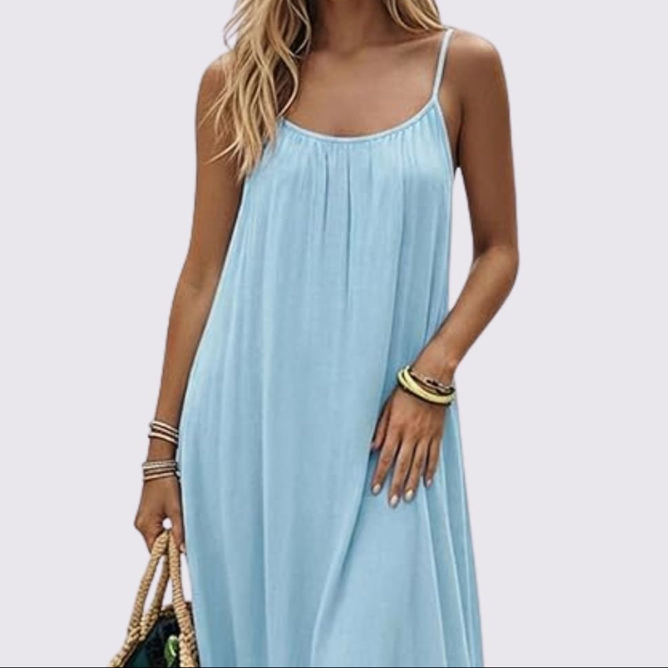 Sommernacht | Elegantes Sommerkleid mit Rückenausschnitt