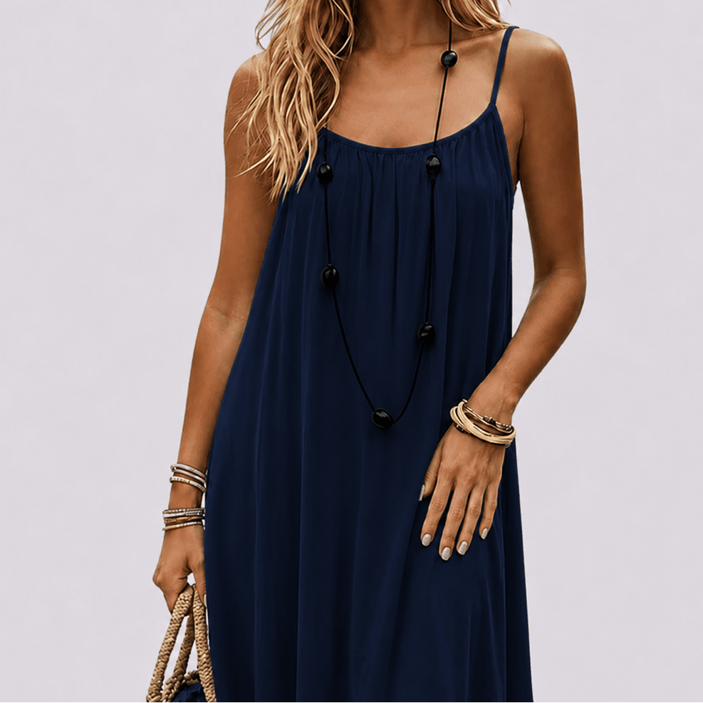 Sommernacht | Elegantes Sommerkleid mit Rückenausschnitt