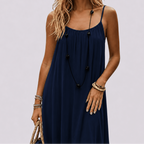 Sommernacht | Elegantes Sommerkleid mit Rückenausschnitt