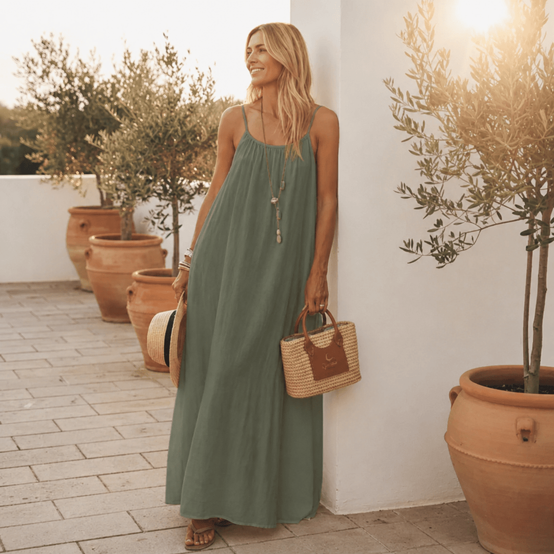 Sommernacht | Elegantes Sommerkleid mit Rückenausschnitt