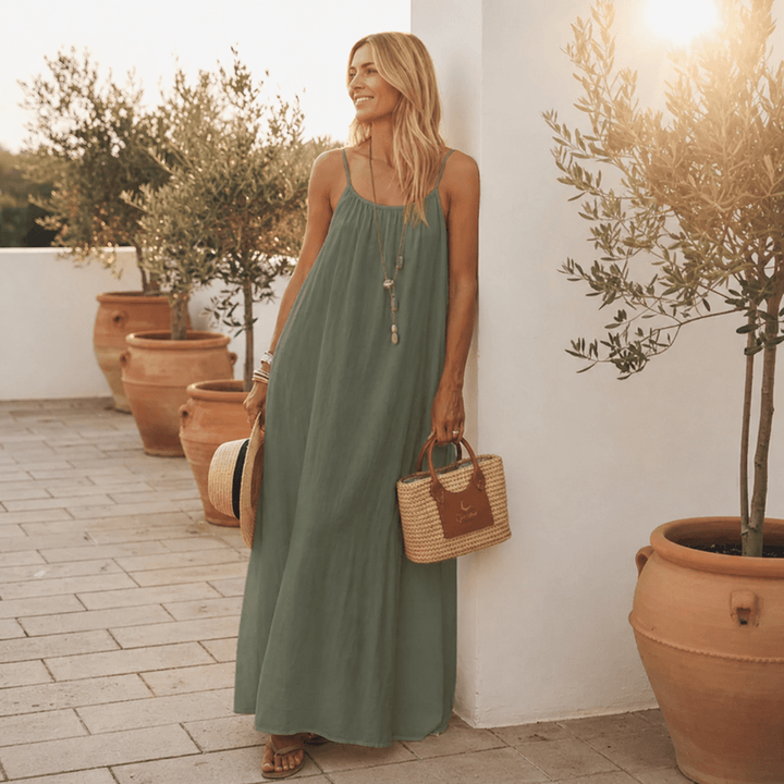 Sommernacht | Elegantes Sommerkleid mit Rückenausschnitt