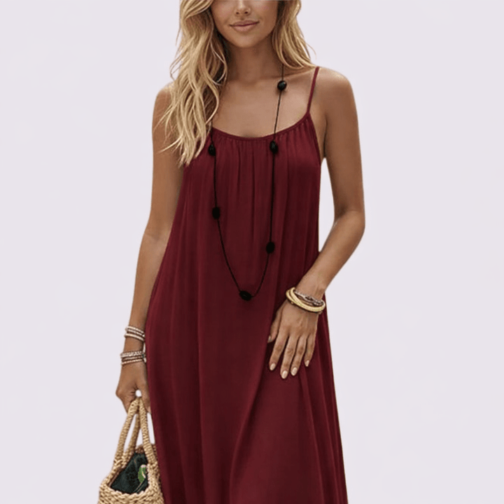 Sommernacht | Elegantes Sommerkleid mit Rückenausschnitt