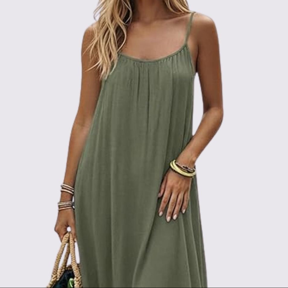 Sommernacht | Elegantes Sommerkleid mit Rückenausschnitt