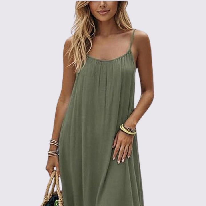 Sommernacht | Elegantes Sommerkleid mit Rückenausschnitt