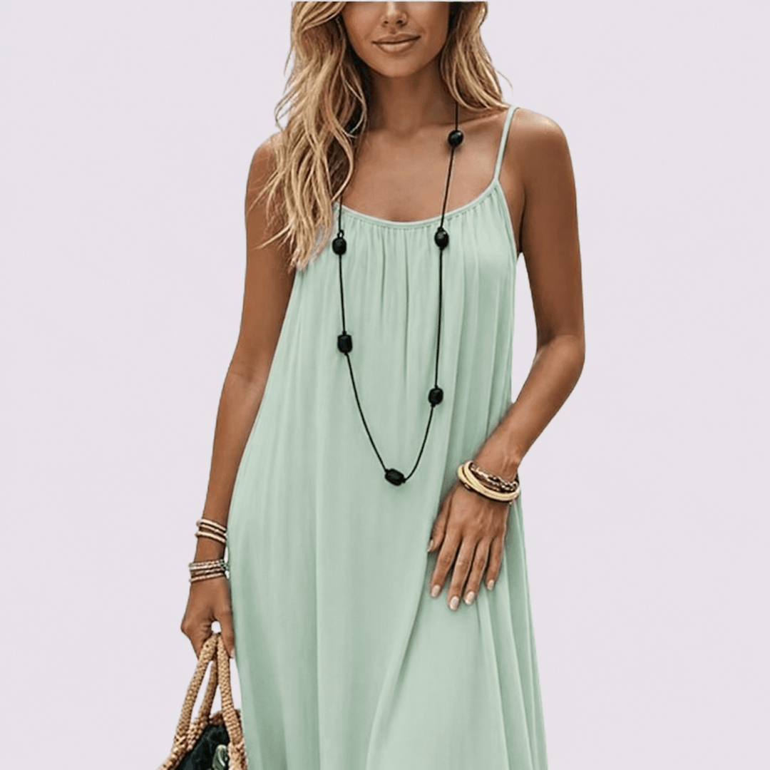 Sommernacht | Elegantes Sommerkleid mit Rückenausschnitt