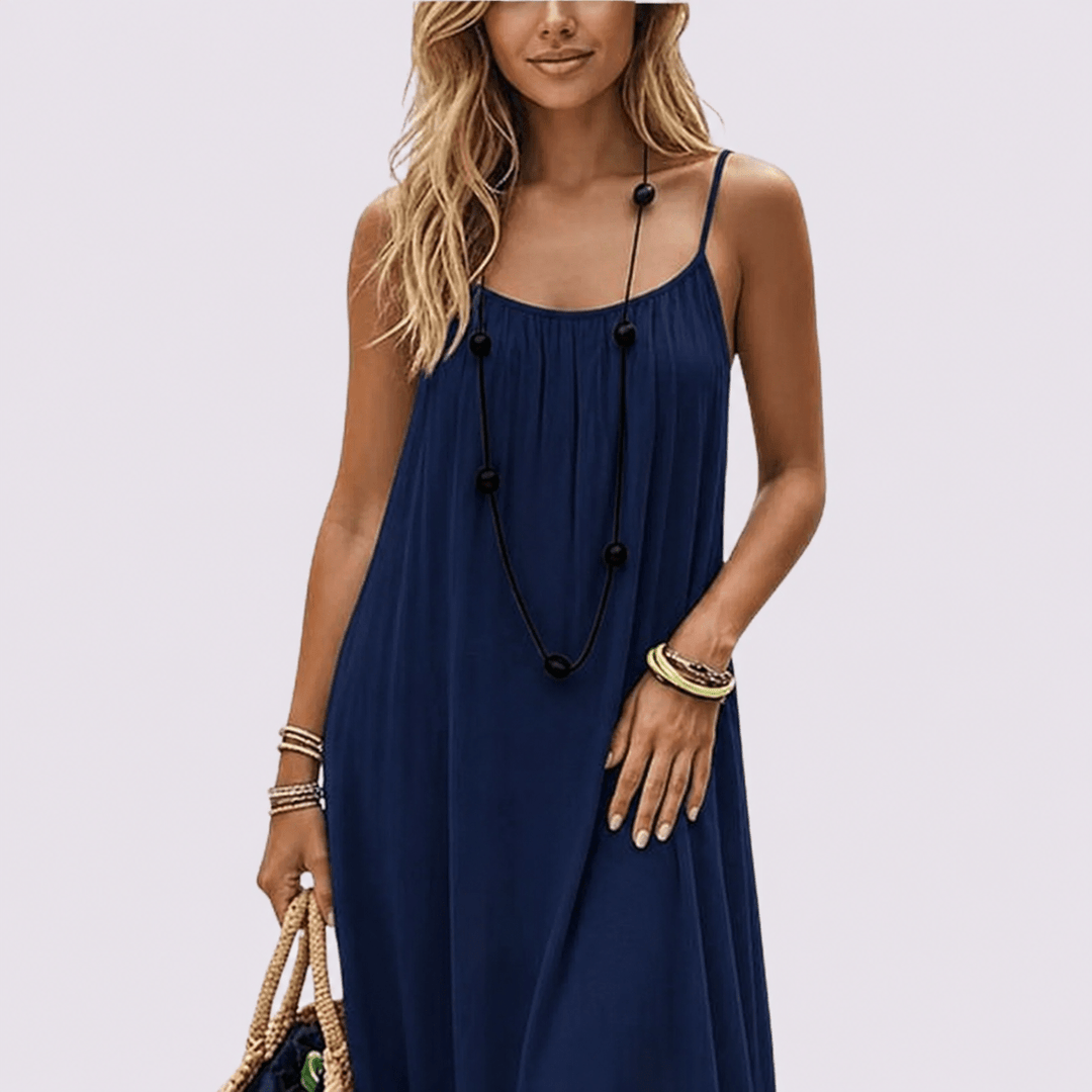 Sommernacht | Elegantes Sommerkleid mit Rückenausschnitt