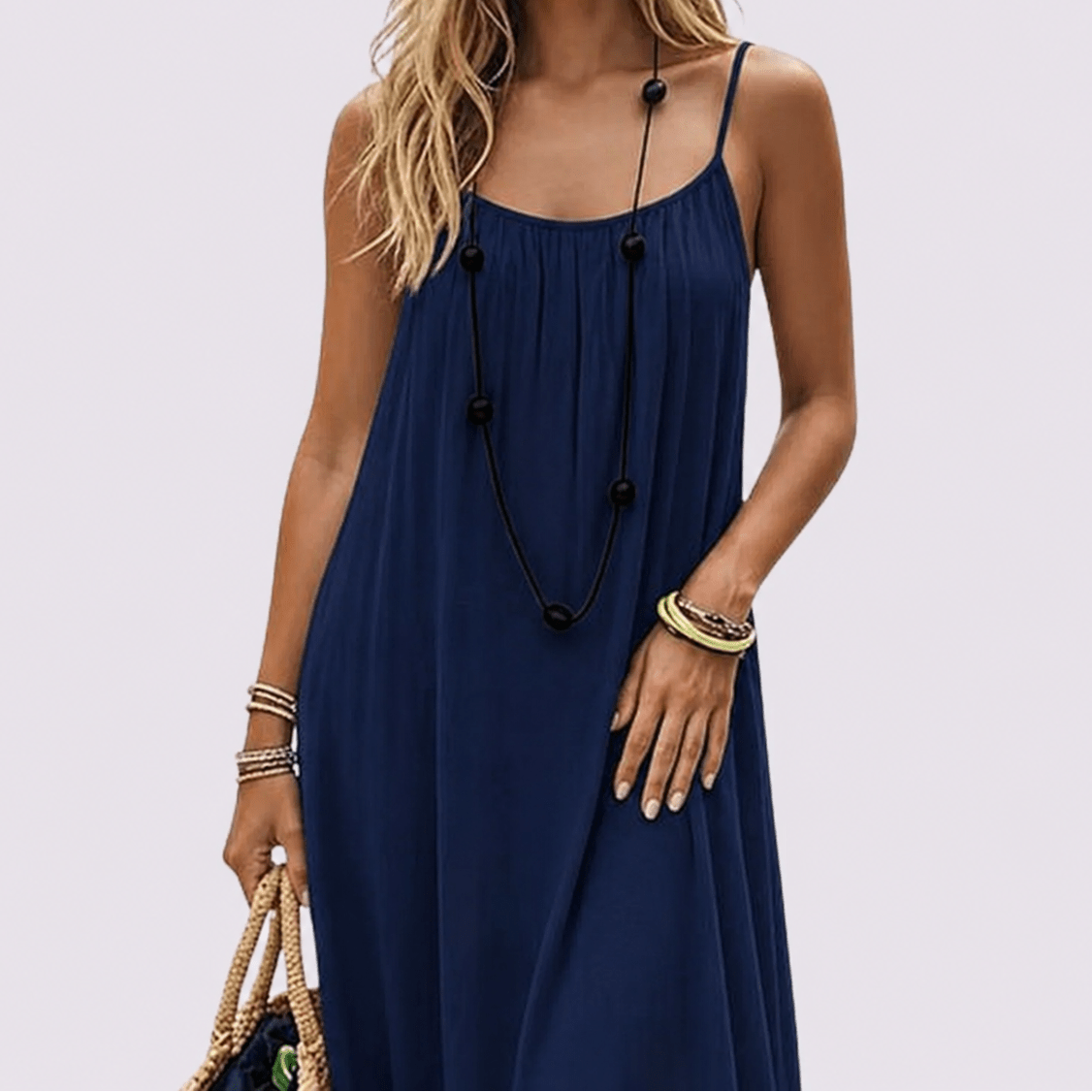 Sommernacht | Elegantes Sommerkleid mit Rückenausschnitt