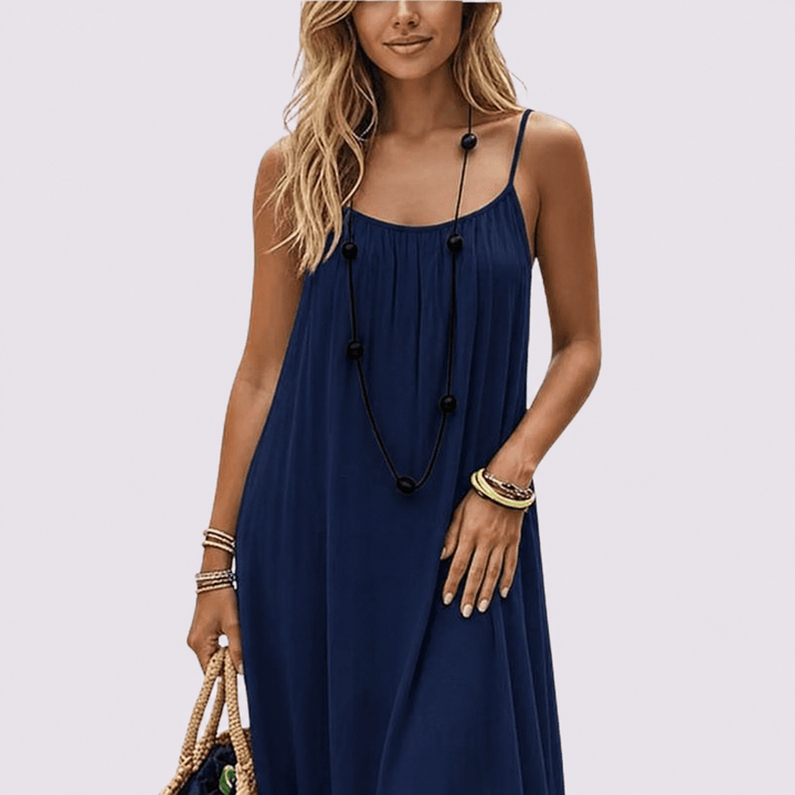 Sommernacht | Elegantes Sommerkleid mit Rückenausschnitt