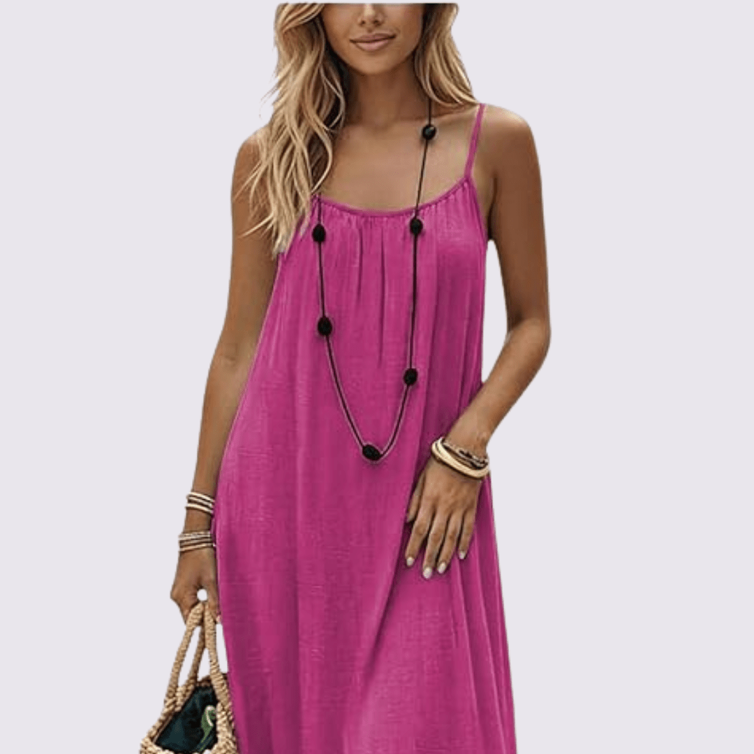Sommernacht | Elegantes Sommerkleid mit Rückenausschnitt