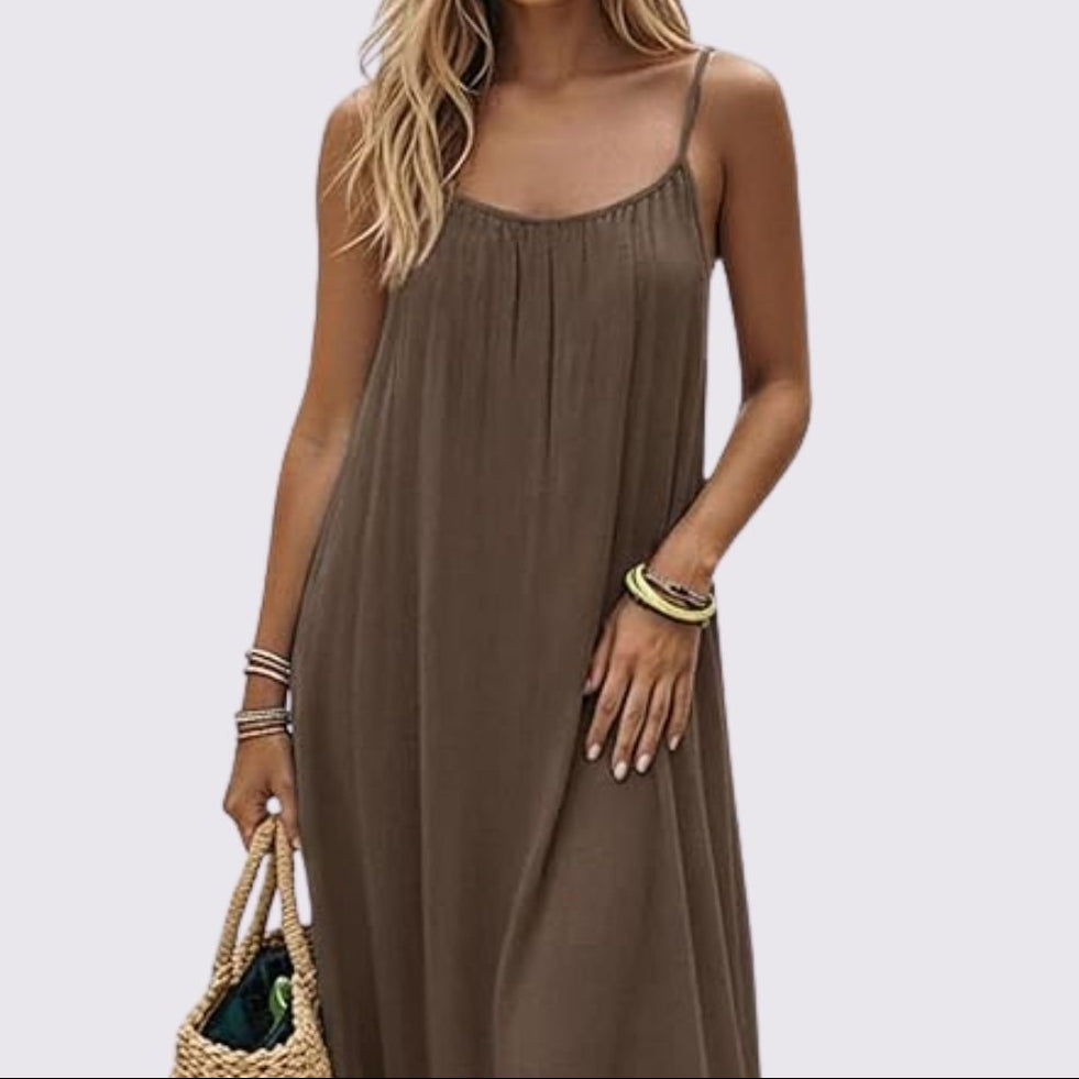 Sommernacht | Elegantes Sommerkleid mit Rückenausschnitt