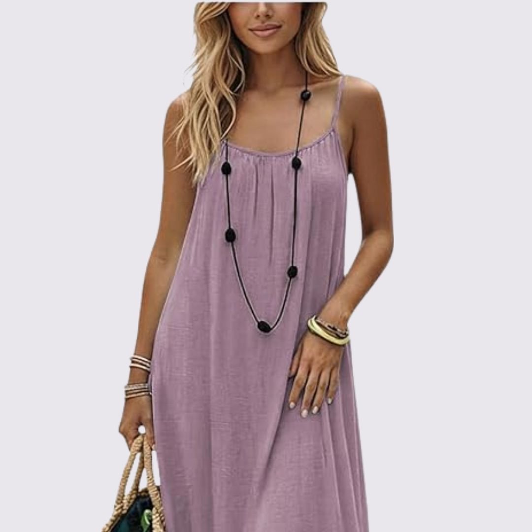 Sommernacht | Elegantes Sommerkleid mit Rückenausschnitt