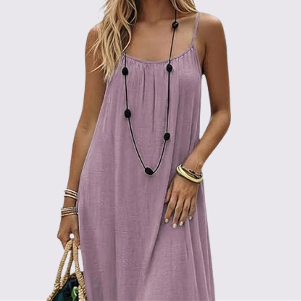 Sommernacht | Elegantes Sommerkleid mit Rückenausschnitt