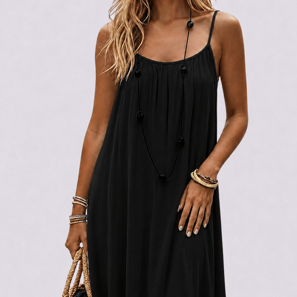 Sommernacht | Elegantes Sommerkleid mit Rückenausschnitt