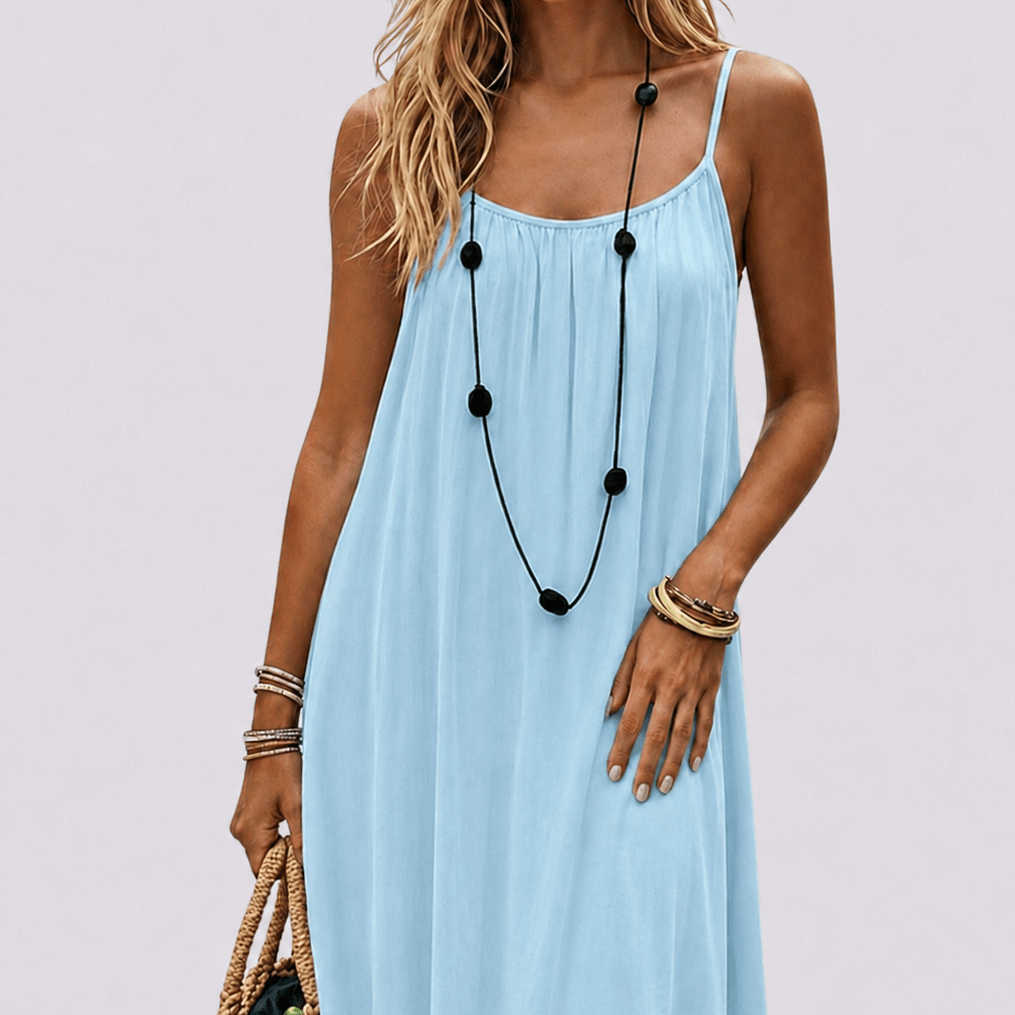 Sommernacht | Elegantes Sommerkleid mit Rückenausschnitt