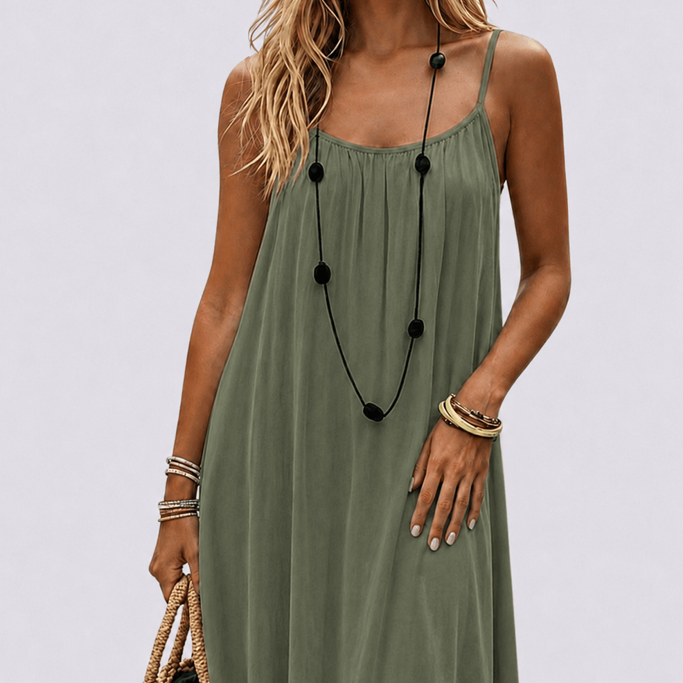 Sommernacht | Elegantes Sommerkleid mit Rückenausschnitt