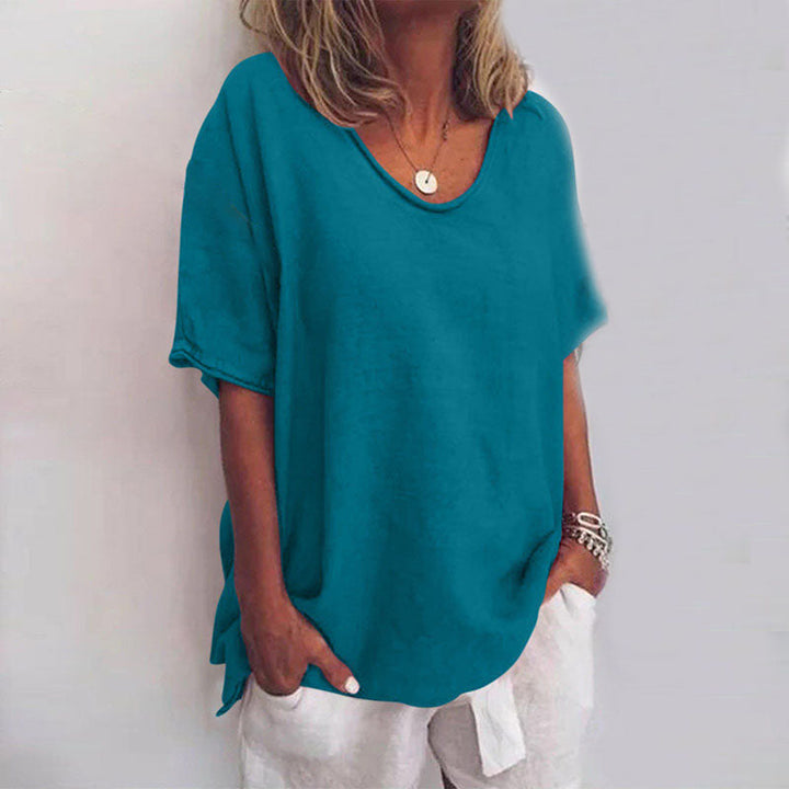 Irene | Weiches Drapiertes Alltagsoberteil