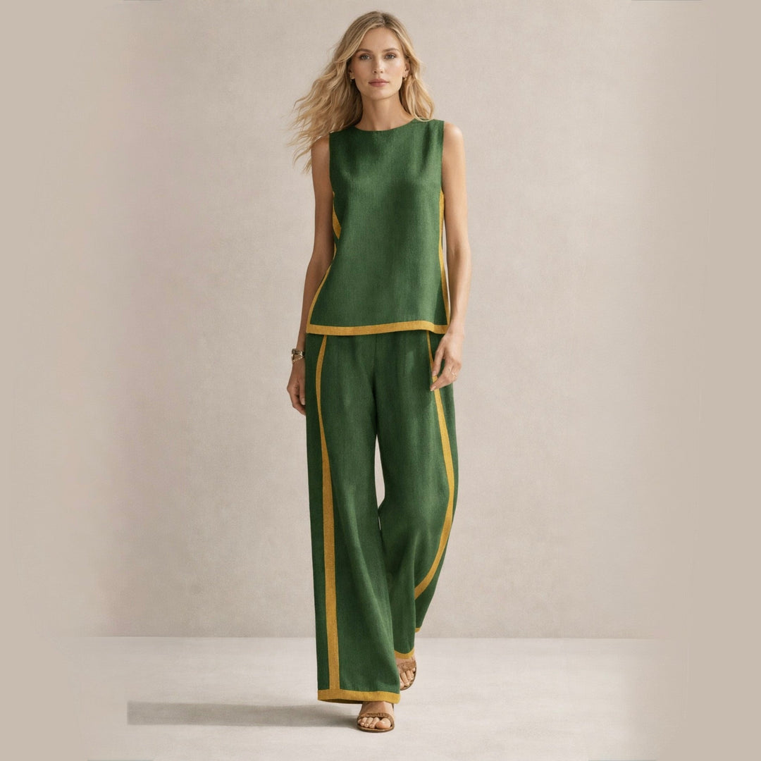 Sophie | Elegantes Set Mit Weiten Beinen